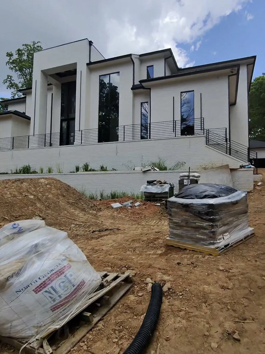 Luxury new-build exterior prepped by Altura Cleaning